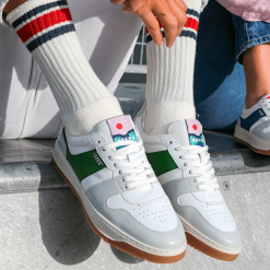 Meeko Baskets Cuir De Pomme Vert - Kiboko -Thinking Mu Soldes 1 8 1 7 35a27ee1 ac74 435b 88d4 e2a829901a86