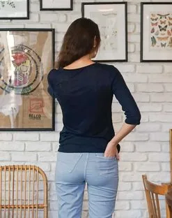 Aatise Top Marine En Lin - Zazan -Thinking Mu Soldes 1108 a89a6dad d419 41a9 8a9c 2dc2ff138181