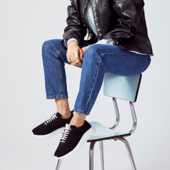 Balt Baskets Noires En Fibres Recyclées - Knit Restart 13 Balt Baskets Noires En Fibres Recyclées - Knit Restart -Thinking Mu Soldes 14 min