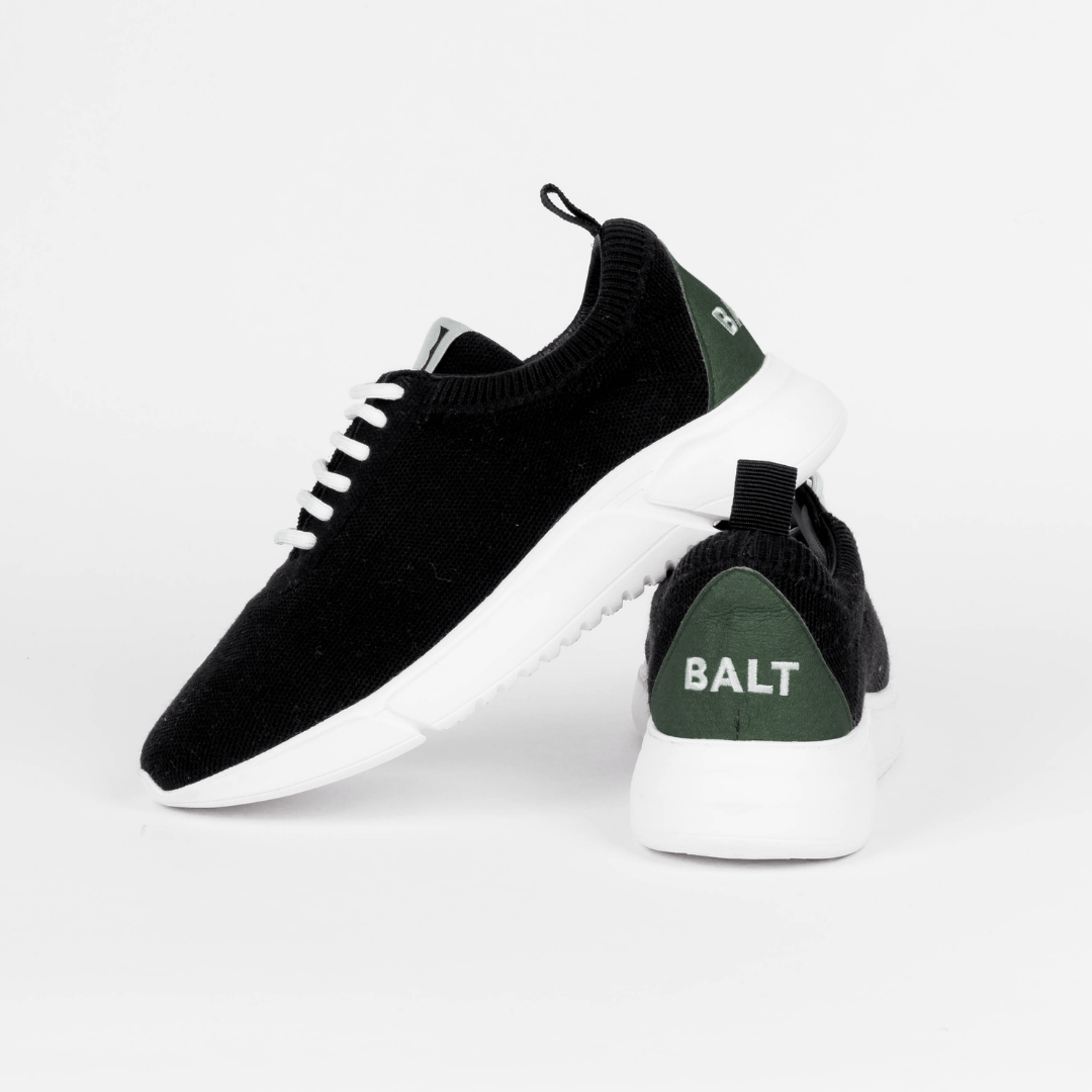 Balt Baskets Noires En Fibres Recyclées - Knit Restart 9 Balt Baskets Noires En Fibres Recyclées - Knit Restart – Image 7
