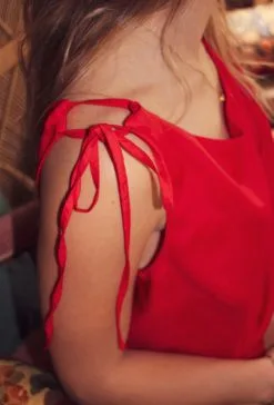 Carlotta Top Coton Upcyclé - Chamade -Thinking Mu Soldes 1675542229736