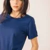 17H10 T-shirt Coton Biologique -Thinking Mu Soldes 17H10 t shirt bleu femme coton ecoresponsable