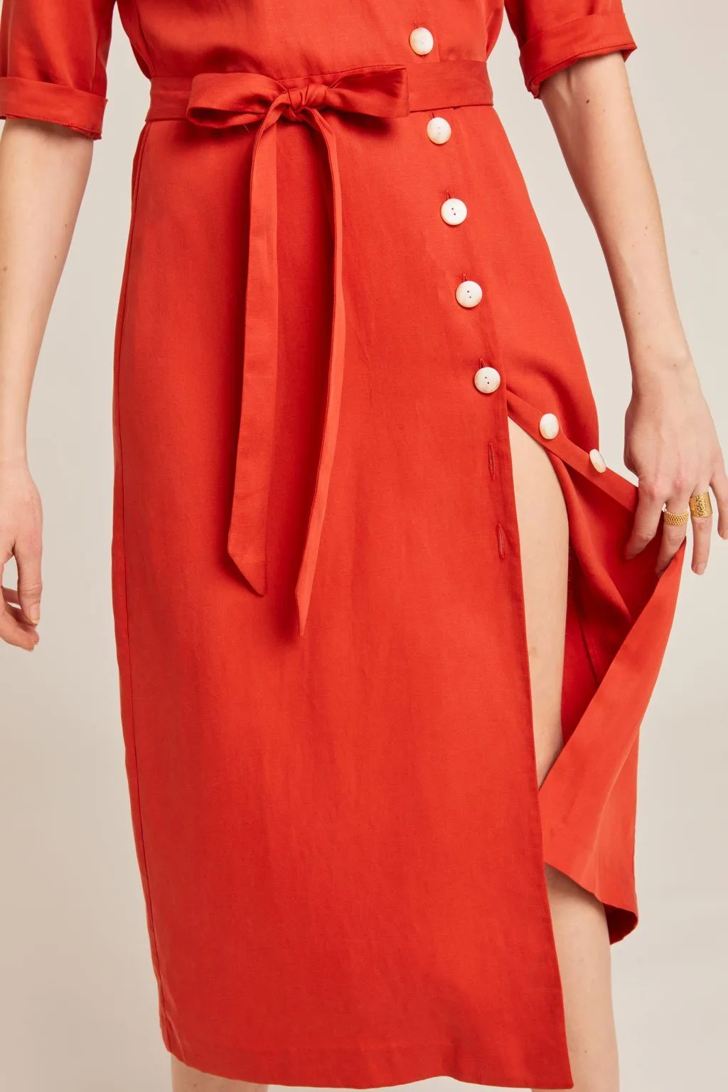 17H10 Robe Tencel® - Midi 5 17H10 Robe Tencel® - Midi – Image 3