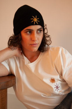 Les Sirènes Bonnet En Laine - Soleil D'hiver