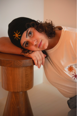 Les Sirènes Bonnet En Laine - Soleil D'hiver -Thinking Mu Soldes 38