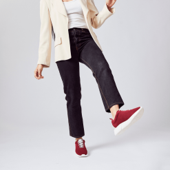 Balt Baskets Rouges En Fibres Recyclées - Knit Restart -Thinking Mu Soldes 38 min