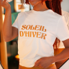 Les Sirènes T-shirt Coton Biologique - Soleil D'hiver -Thinking Mu Soldes 43