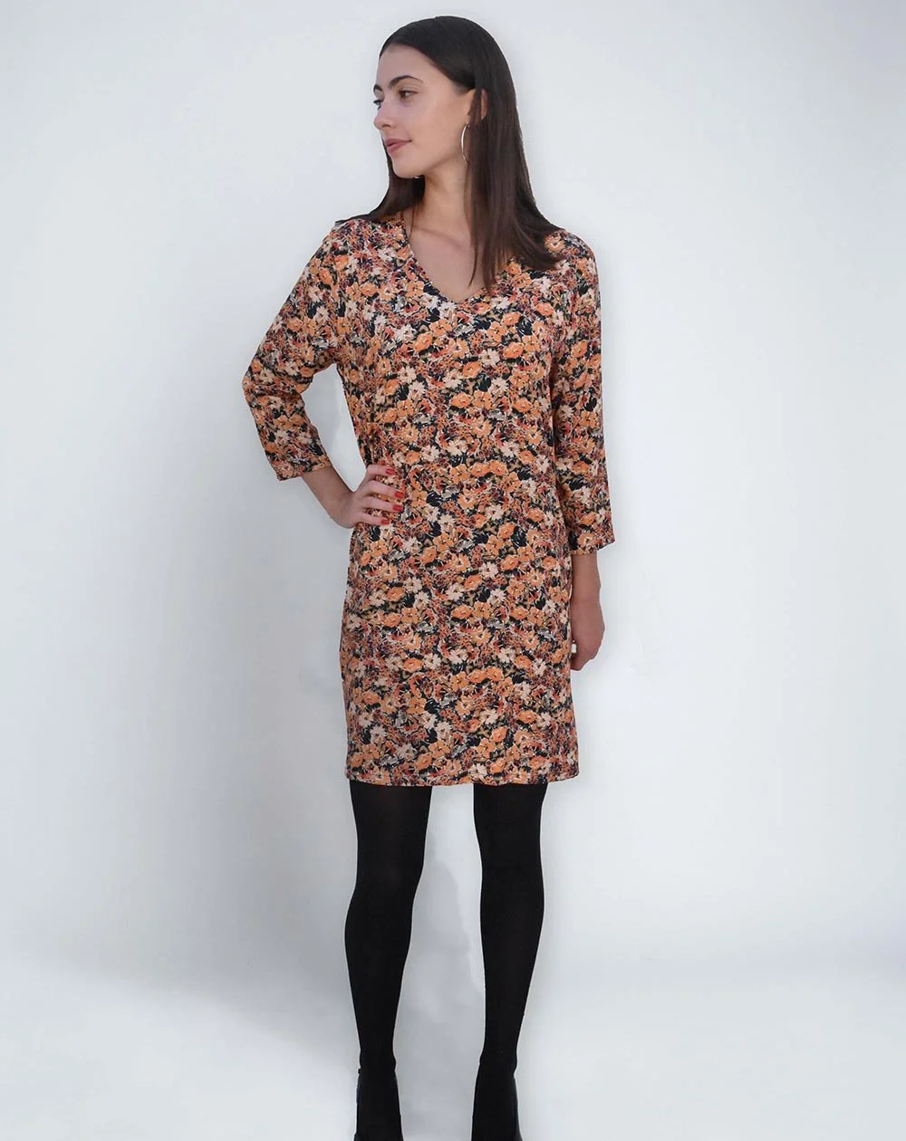 Aatise Robe Manche 3/4 Lenzing® Ecovero® - Zelda 4 Aatise Robe Manche 3/4 Lenzing® Ecovero® - Zelda – Image 2