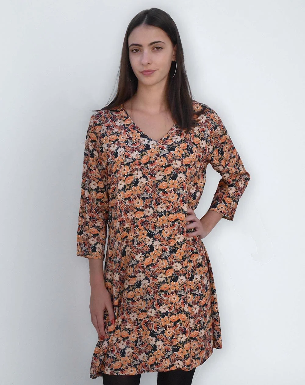 Aatise Robe Manche 3/4 Lenzing® Ecovero® - Zelda 3 Aatise Robe Manche 3/4 Lenzing® Ecovero® - Zelda