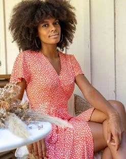 Aatise Robe Fleurs Lenzing® Ecovero® - Zargot -Thinking Mu Soldes 6444