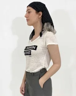 Aatise T-shirt "fashion Activist" En Lin - Zazie 8 Aatise T-shirt "fashion Activist" En Lin - Zazie -Thinking Mu Soldes 6601