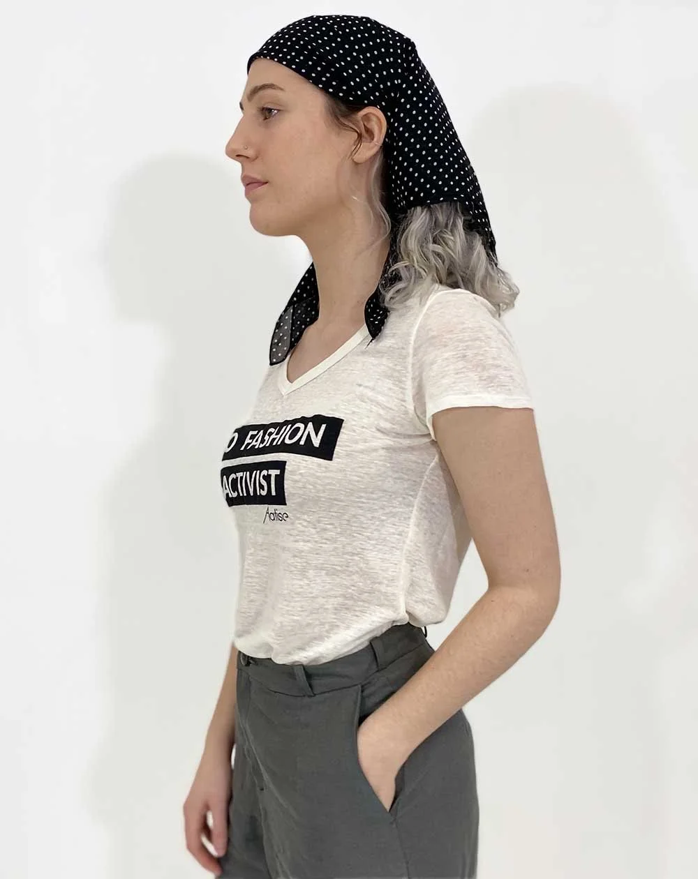 Aatise T-shirt "fashion Activist" En Lin - Zazie 5 Aatise T-shirt "fashion Activist" En Lin - Zazie – Image 3