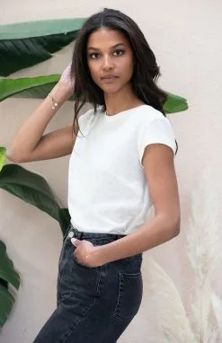 Avani T-shirt Lin Biologique - Hortensia -Thinking Mu Soldes 708A1447 pp