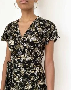 Aatise Robe Noire Lenzing® Ecovero® - Ziska 11 Aatise Robe Noire Lenzing® Ecovero® - Ziska -Thinking Mu Soldes 7982