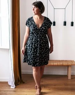 Aatise Robe Noire En Lenzing® Ecovero® - Zomi