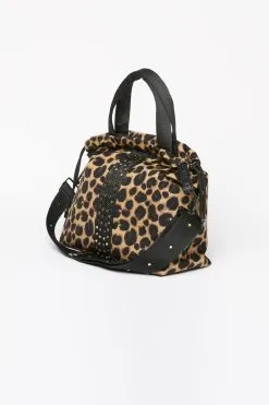 ACE Bag Totebag En Econyl® - Ace Urban -Thinking Mu Soldes ACEUrbanToteBagleopardsideview