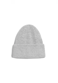 Armedangels Bonnet Coton Et Laine Biologique - Miaalin -Thinking Mu Soldes ARMEDANGELS Bonnet MIAALIN gris 4