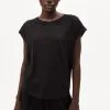 Armedangels T-shirt Coton Biologique - Oneliaa -Thinking Mu Soldes ARMEDANGELS Tshirt ONELIAA noir