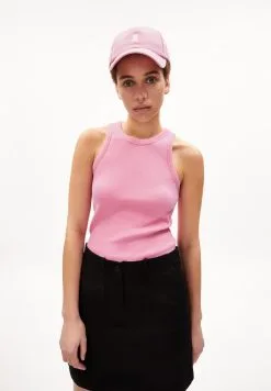 Armedangels Débardeur Coton Biologique - Kanitaa -Thinking Mu Soldes ARMEDANGELS top KANITAA rose