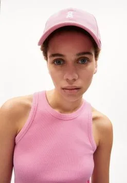 Armedangels Débardeur Coton Biologique - Kanitaa -Thinking Mu Soldes ARMEDANGELS top KANITAA rose 3