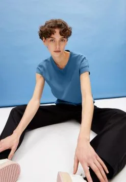 Armedangels T-shirt Coton Biologique - Idaa 55 Armedangels T-shirt Coton Biologique - Idaa -Thinking Mu Soldes ARMEDANGELS T shirt IDAA bleu clair 4 fac35b05 9b9d 466b 9459 08632ed860d4