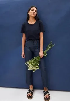 Armedangels T-shirt Coton Biologique - Minaa -Thinking Mu Soldes ARMEDANGELS T shirt MINAA Bleu marine 4 c7a174e5 93f9 4914 bc93 7adb0974a482