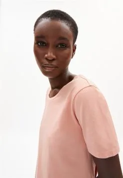 Armedangels T-shirt Coton Biologique - Minaa -Thinking Mu Soldes ARMEDANGELS T shirt MINAA Rose 3 fbe77cfd 8a84 46b3 8f3d 123f53464331