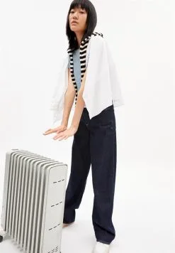 Armedangels T-shirt Coton Biologique - Ofeliaa -Thinking Mu Soldes ARMEDANGELS T shirt OFELIAA pretty stripes bleu 4 1360ed52 2e75 4584 8618 d9762971d6dc