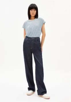 Armedangels T-shirt Coton Biologique - Ofeliaa -Thinking Mu Soldes ARMEDANGELS T shirt OFELIAA pretty stripes bleu 5 6827ac4f a112 4459 a303 63fd667edab4