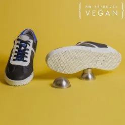 ME.LAND Baskets Navy Nylon Recyclé - Vivace -Thinking Mu Soldes BA006USS606Semelle