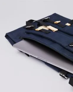 Sandqvist Sac à Dos Nylon Recyclé - Bernt 25 Sandqvist Sac à Dos Nylon Recyclé - Bernt -Thinking Mu Soldes BERNT Navy SQA1373 05