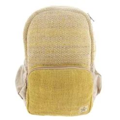 Bhangara Sac à Dos Chanvre - Bara -Thinking Mu Soldes BHANGARA Sac BARA safran