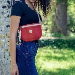 Bhangara Sac Banane - Budhi -Thinking Mu Soldes BHANGARA Sac BUDHI rouge 2