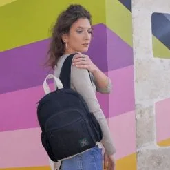 Bhangara Sac à Dos Chanvre - Sunsari -Thinking Mu Soldes BHANGARA Sac SUNSARI noir 5