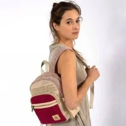 Bhangara Sac à Dos Chanvre - Sunsari -Thinking Mu Soldes BHANGARA Sac SUNSARI rouge 3 d3595961 097f 45fe af8e 0094c585f14d