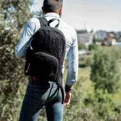 Bhangara Sac à Dos Chanvre - Uttara 37 Bhangara Sac à Dos Chanvre - Uttara -Thinking Mu Soldes BHANGARA Sac UTTARA noir 5