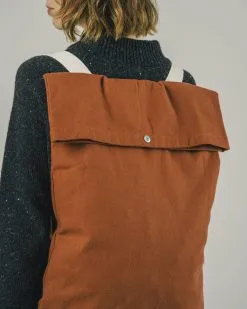 Brava Fabrics Sac à Dos Coton Biologique - Nebraska -Thinking Mu Soldes BRAVA Sac a dos NEBRASKA orange 3