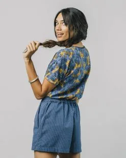 Brava Fabrics T-shirt Ecovero - Leo -Thinking Mu Soldes BRAVA T shirt bleu leo 4 a2bd293c d0a5 4898 8daf 9ce0db0d5da5