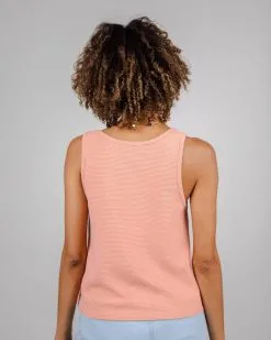 Brava Fabrics Débardeur Coton Biologique - Jersey -Thinking Mu Soldes BRAVA FABRICS Top JERSEY Corail 4