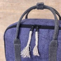 Bhangara Sac à Dos Chanvre - Sonam -Thinking Mu Soldes Bhangara sac a dos compact chanvre SONAM COBALT 10