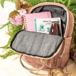 Bhangara Sac à Dos Chanvre - Sonam -Thinking Mu Soldes Bhangara sac a dos compact chanvre SONAM PECHE2