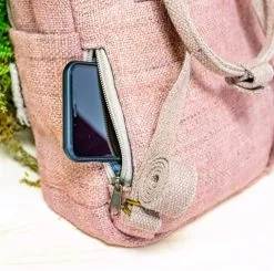 Bhangara Sac à Dos Chanvre - Sonam -Thinking Mu Soldes Bhangara sac a dos compact chanvre SONAM PECHE3