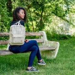 Bhangara Sac à Dos Chanvre - Sonam -Thinking Mu Soldes Bhangara sac a dos compact chanvre SONAM SABLE6