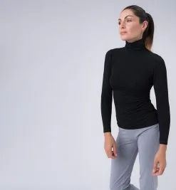 CasaGIN Col Roulé Tencel® 16 CasaGIN Col Roulé Tencel® -Thinking Mu Soldes CASAGIN Col roule Noir 0032 01115b94 1435 4a1a a3d9 900b59c98dd4