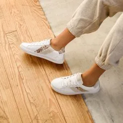 Caval Baskets En Cuir - Beige Floral -Thinking Mu Soldes CHA4976 Modifier