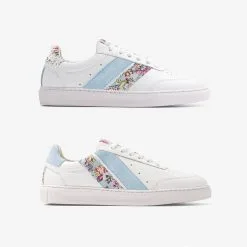 Caval Baskets En Cuir - Spring Blue