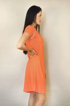 La Pièce Paris Combi Short -Thinking Mu Soldes Combishortnylonrecycleorangecote2