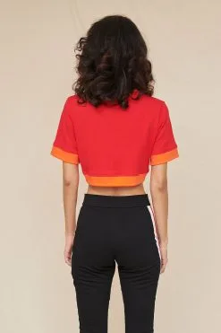 Inadea Top Coton Biologique - Jade 8 Inadea Top Coton Biologique - Jade -Thinking Mu Soldes Crop Top dos