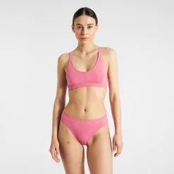 DEDICATED Soutien-gorge Coton Biologique - Junsele -Thinking Mu Soldes DEDICATED Soutien gorge JUNSELE rose 3