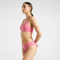 DEDICATED Soutien-gorge Coton Biologique - Junsele -Thinking Mu Soldes DEDICATED Soutien gorge JUNSELE rose 4